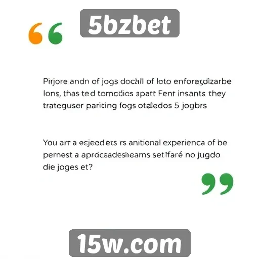 Comentários de usuários sobre a experiência na 5bzbet